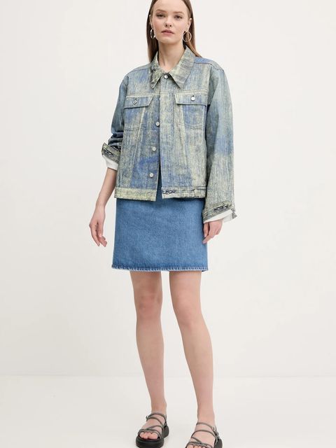 Hugo Blue sukienka bawełniana - zdjęcie produktu nr 1