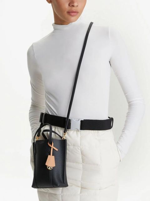 Tory Burch Perry grained-leather tote bag - Black - zdjęcie produktu nr 2