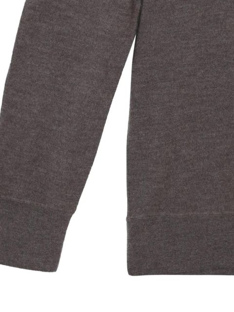 The Row turtleneck long-sleeve top - Brown