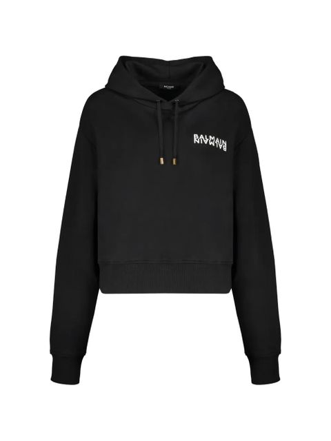 Balmain logo hoodie - Black - zdjęcie produktu nr 1