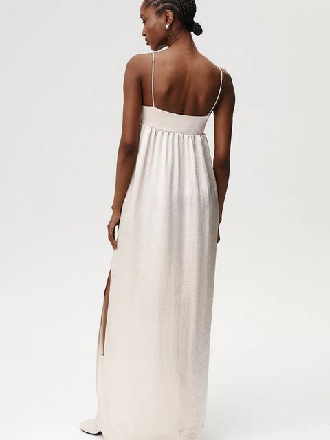 Undress Code sukienka kolor beżowy maxi oversize 1038 - zdjęcie produktu nr 2