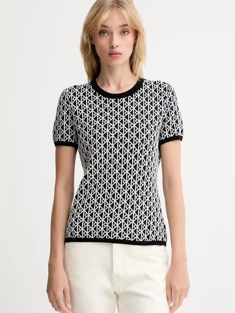 Calvin Klein t-shirt damski kolor biały LV044D313G