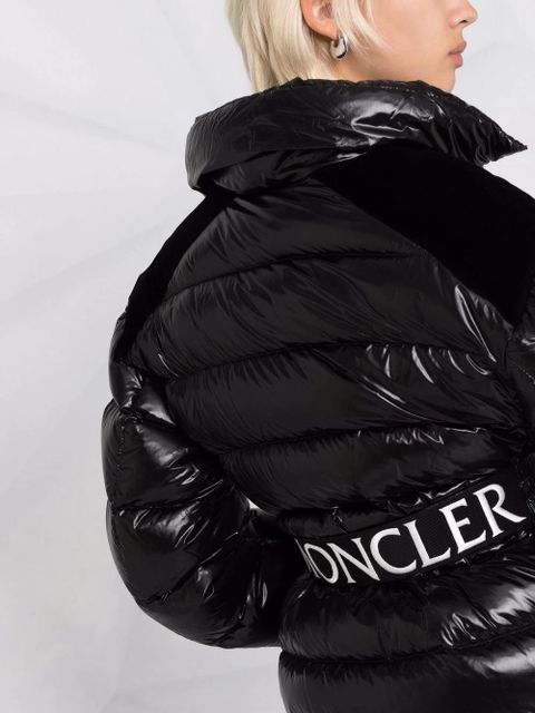 Moncler belted short down jacket - Black - zdjęcie produktu nr 2