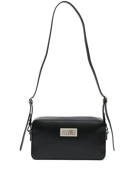 MM6 Maison Margiela small Numeric leather shoulder bag - Black - zdjęcie produktu nr 1