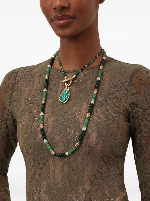 ZIMMERMANN Mellow Stone T-Bar necklace - Gold