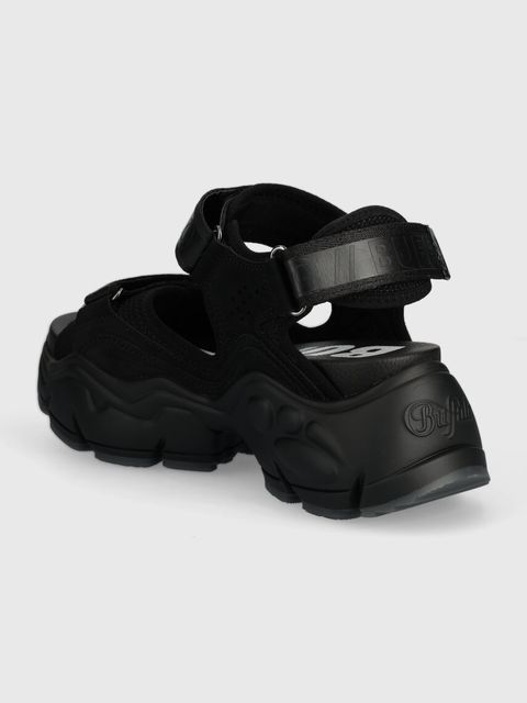 Buffalo sandały Binary 0 damskie kolor czarny na platformie 1602196.BLK - zdjęcie produktu nr 2