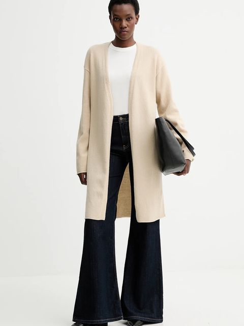 Filippa K longsleeve kolor beżowy 32045