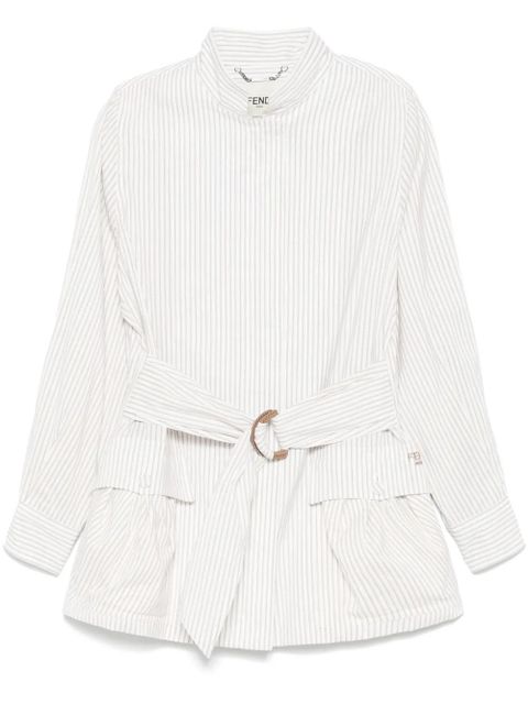 FENDI striped jacket - White - zdjęcie produktu nr 1