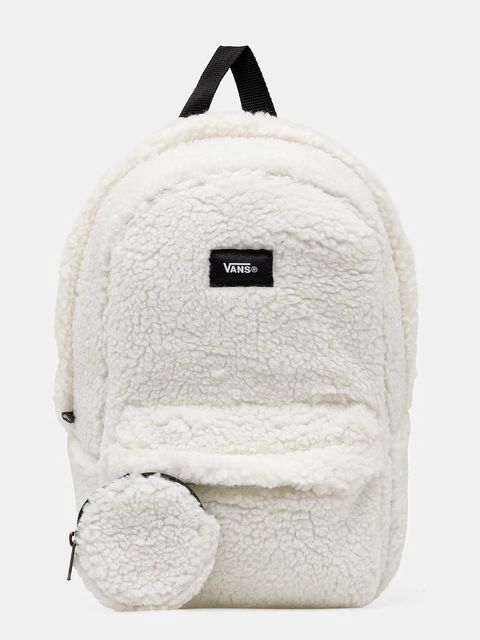 Vans plecak kolor beżowy mały gładki VN000Q9AFS81 - zdjęcie produktu nr 1