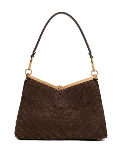 ETRO medium Vela suede shoulder bag - Brown - zdjęcie produktu nr 2