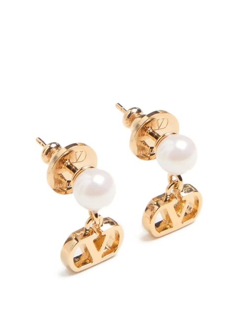 Valentino Garavani VLogo earrings - Gold - zdjęcie produktu nr 2