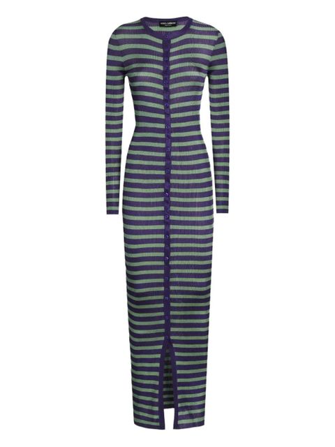 Dolce & Gabbana striped knitted dress - Green - zdjęcie produktu nr 1