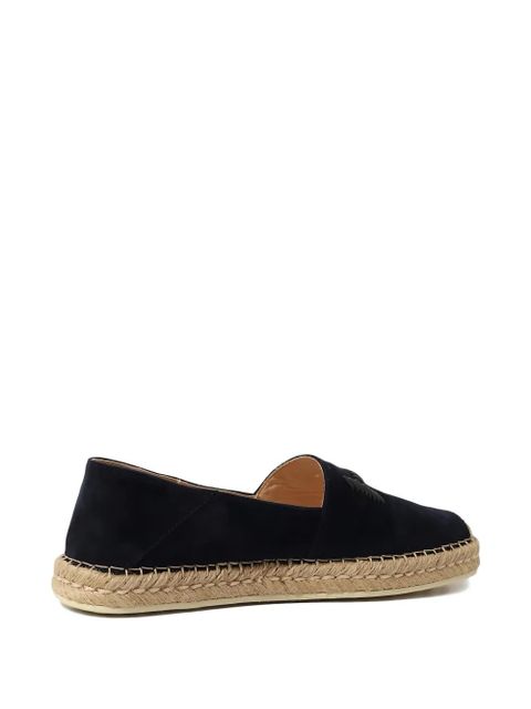 Tod's logo-detail flat espadrilles - Blue