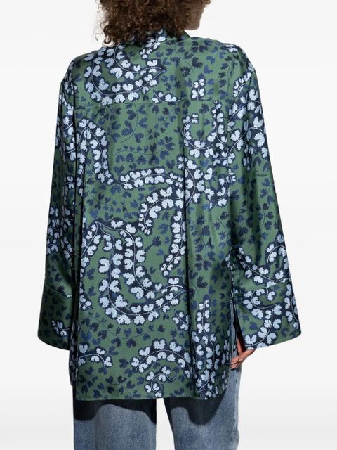 Lanvin printed shirt - Green