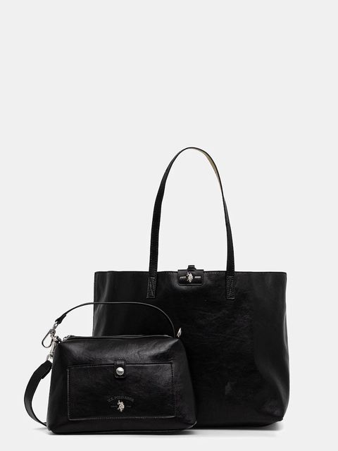 U.S. Polo Assn. torebka dwustronna Axtell Reversible kolor czarny BIU4A8905WVP - zdjęcie produktu nr 1