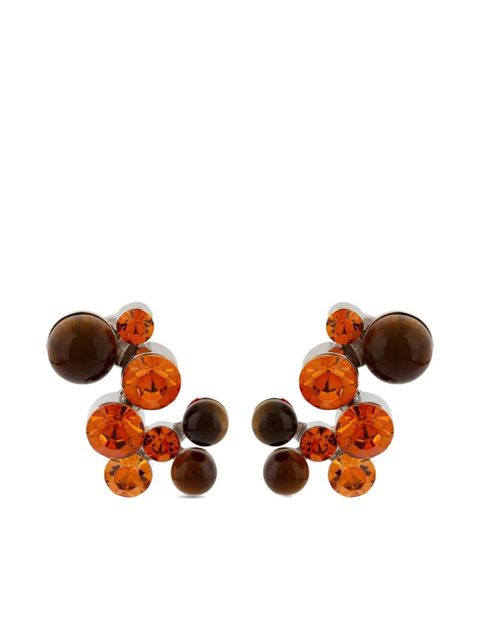 DRIES VAN NOTEN stone pin earrings - Silver - zdjęcie produktu nr 1