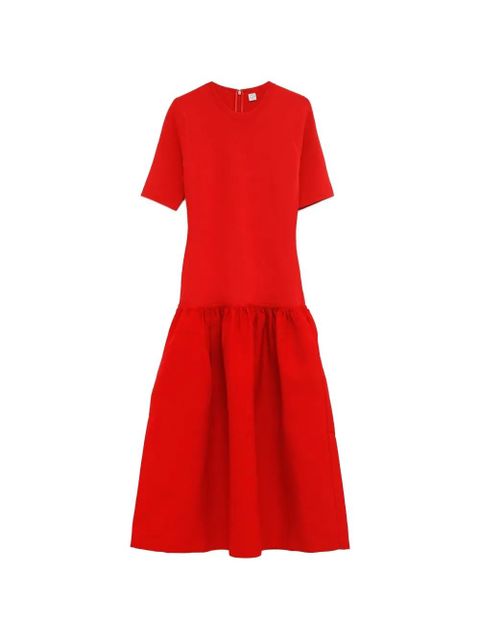 TOTEME Twinflower midi dress - Red - zdjęcie produktu nr 1