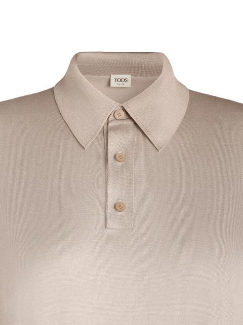 Tod's button-fastening polo shirt - Brown - zdjęcie produktu nr 2