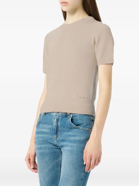 Blumarine short-sleeve top - Neutrals