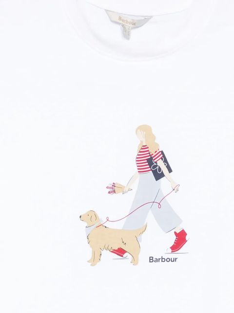 Barbour graphic T-shirt - White