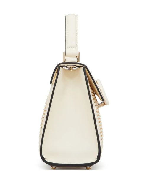 Valentino Garavani small VSling wicker top-handle bag - Neutrals