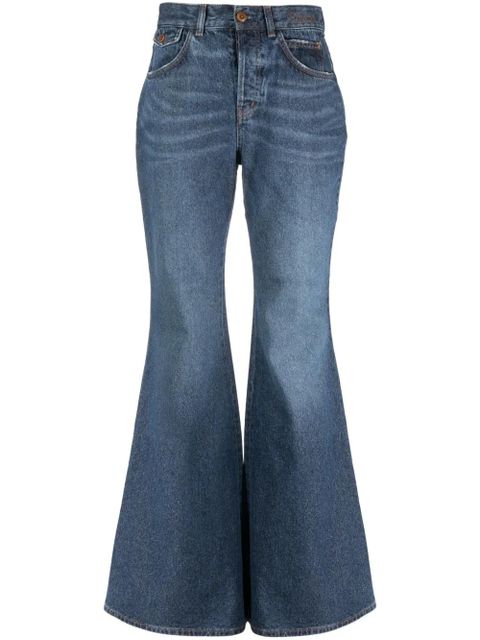 Chloé high-rise flared jeans - Blue - zdjęcie produktu nr 1