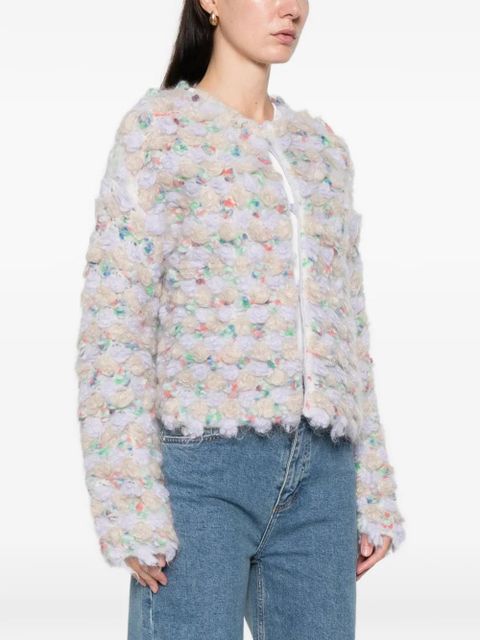 Blumarine bouclé jacket - Purple