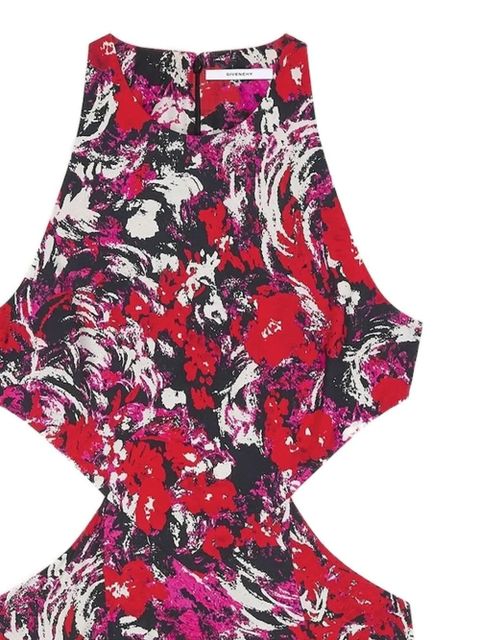 Givenchy cut-out floral maxi dress - Red - zdjęcie produktu nr 2