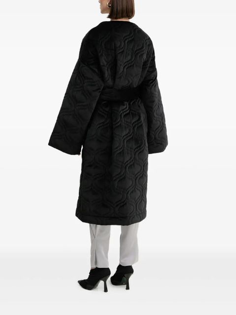 Charo Ruiz Ibiza belted coat - Black - zdjęcie produktu nr 2