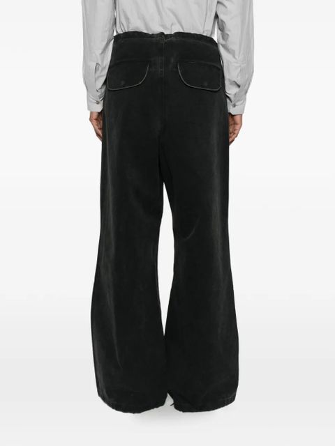 ENTIRE STUDIOS Barren belt-loop trousers - Black