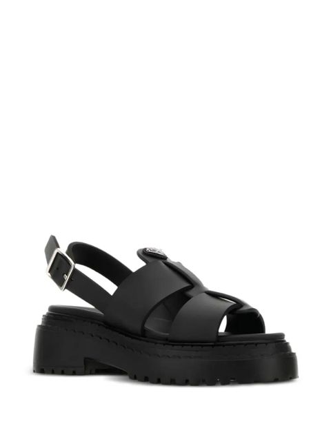 Prada buckle platform sandals - Black - zdjęcie produktu nr 2