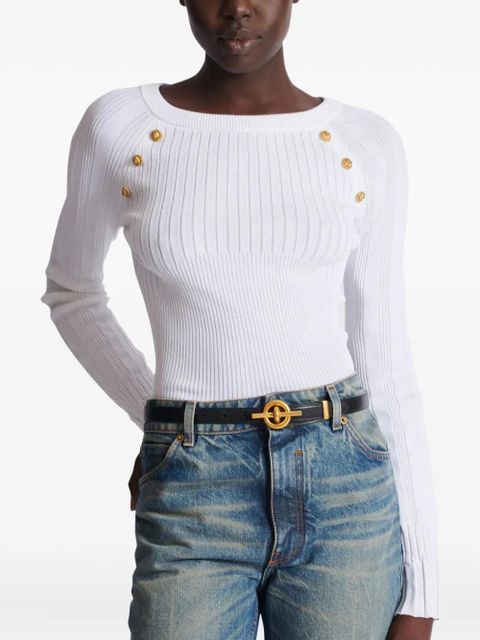 Balmain T-bar belt - Black