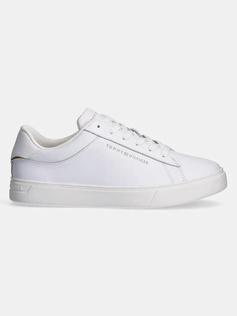Tommy Hilfiger sneakersy skórzane ESSENTIAL COURT SNEAKER kolor biały FW0FW08320 - zdjęcie produktu nr 2