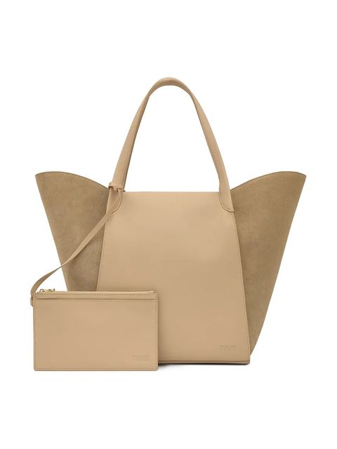 Tous torebka skórzana TULIP kolor beżowy 2002301401