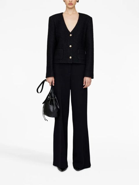 ANINE BING Anitta knitted cardigan - Black