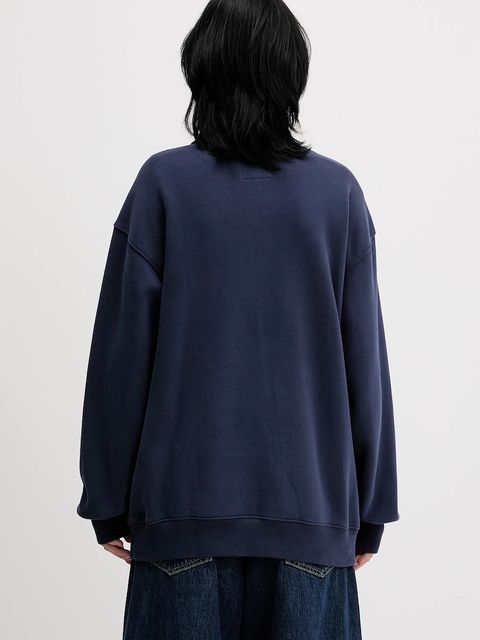 Abercrombie & Fitch bluza damska kolor niebieski z aplikacją KI152-5427-200