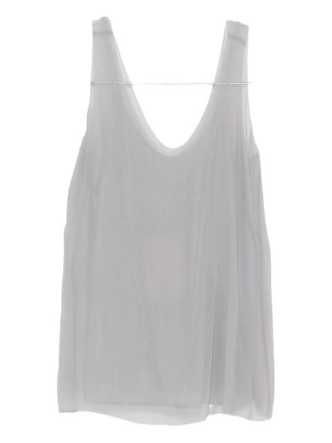 TOTEME V-neck slip top - Grey