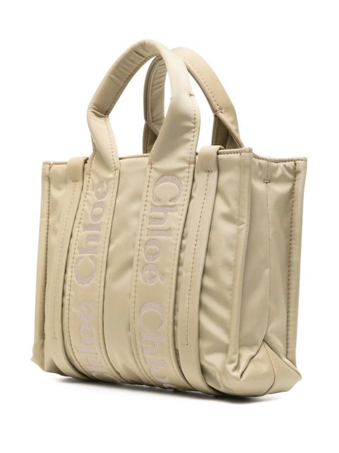 Chloé small Woody tote bag - Neutrals