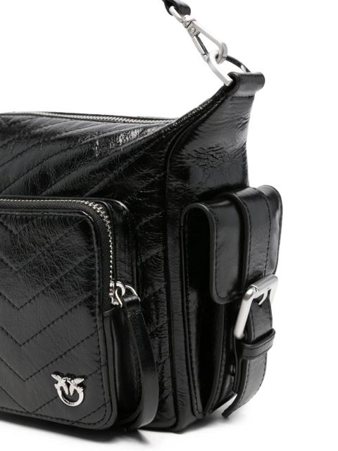 PINKO quilted pocket satchel - Black