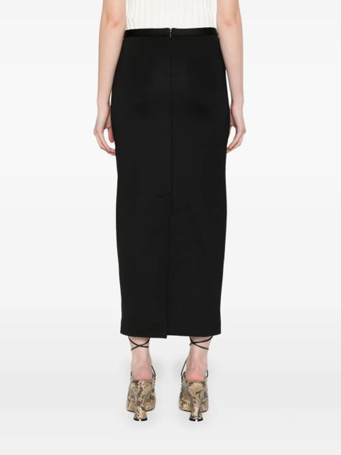 Max Mara Charme midi skirt - Black