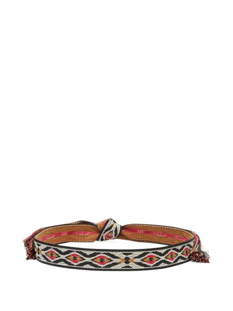 ISABEL MARANT Etki tassel-detail belt - Black - zdjęcie produktu nr 2