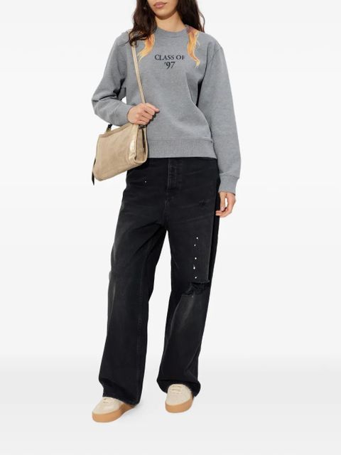 MM6 Maison Margiela hair-print sweatshirt - Grey - zdjęcie produktu nr 2