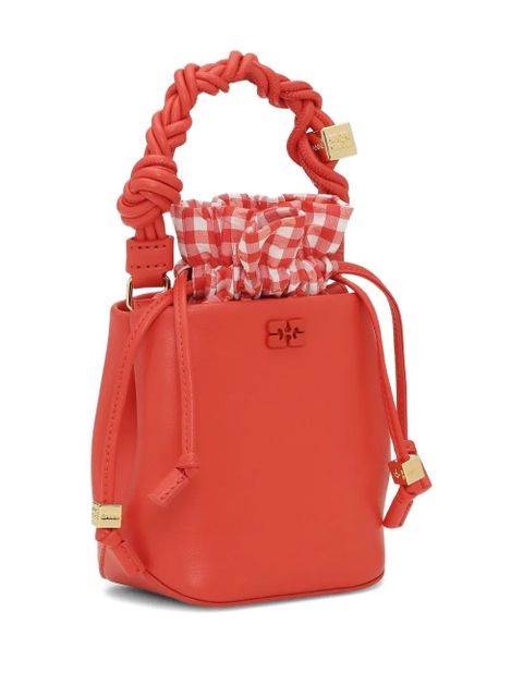 GANNI mini Bou bucket bag - Orange