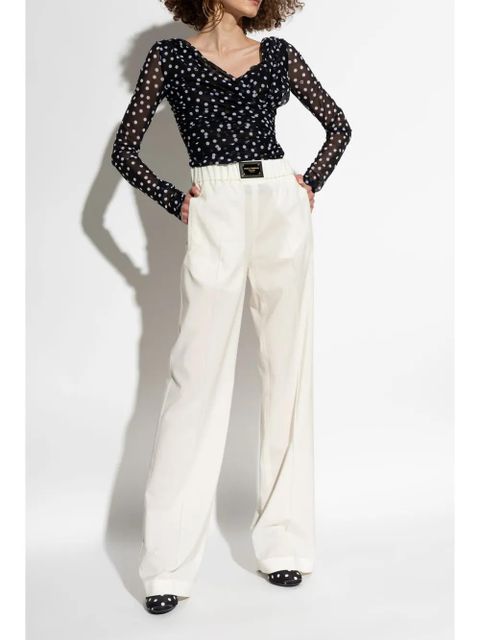 Dolce & Gabbana 105mm polka-dot print Mary Jane pumps - Black - zdjęcie produktu nr 2