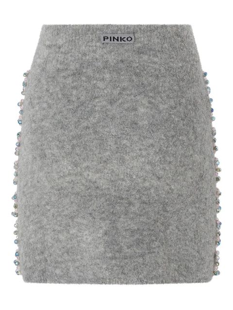 PINKO Believe embellishment mini skirt - Grey - zdjęcie produktu nr 2