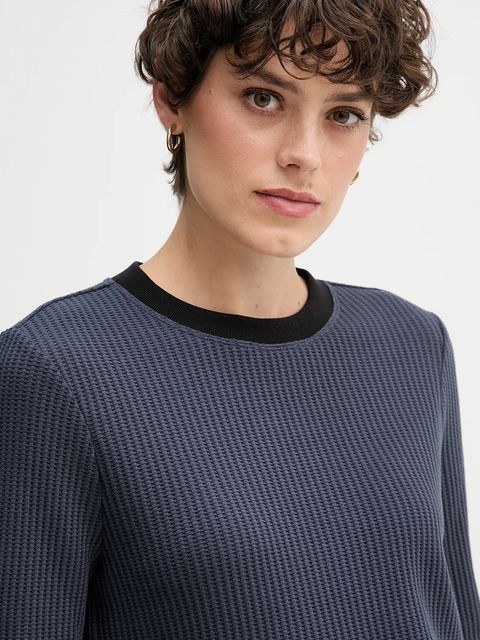 Calvin Klein Jeans longsleeve kolor granatowy LV047D225G