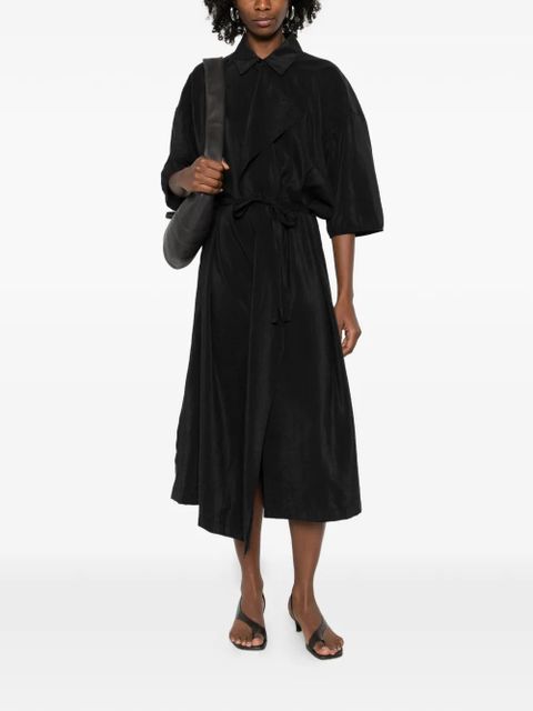 LEMAIRE asymmetric shirt dress - Black - zdjęcie produktu nr 2