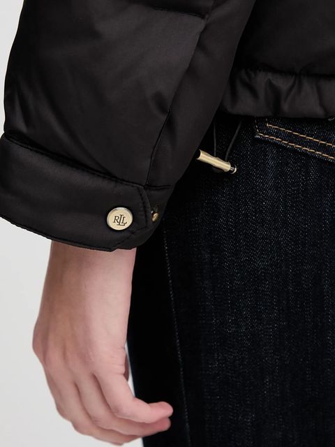 Lauren Ralph Lauren kurtka kolor czarny przejściowa 297P04125