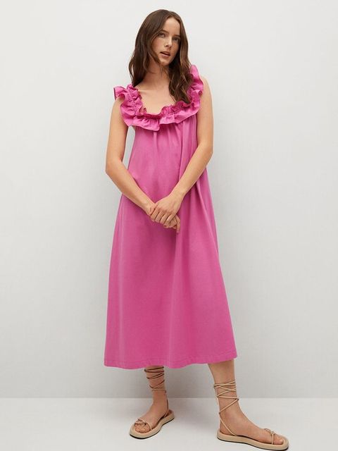 Mango - Sukienka bawełniana Margot