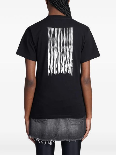 Balenciaga barcode-print T-shirt - Black